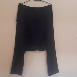 Graffitti Black Blue Mini Check Extreme Drop Crotch Pants.